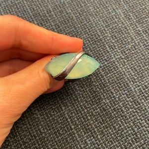 $ firm Sterling Silver Statement Ring